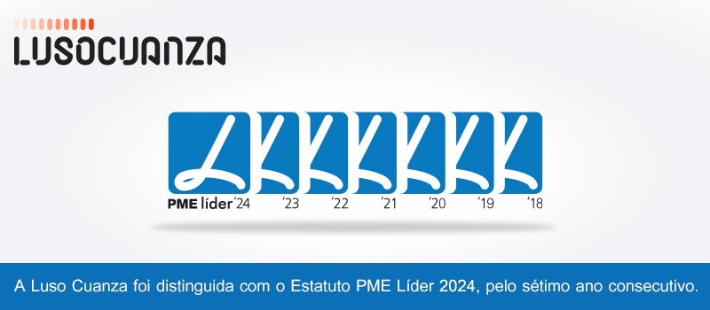 Luso Cuanza foi mais uma vez distinguida com o Estatuto PME Líder