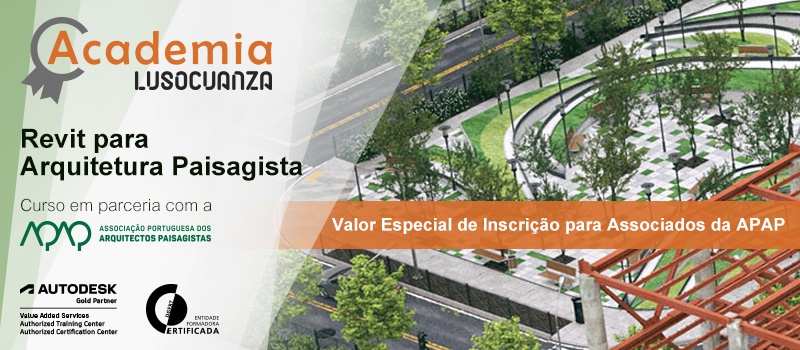Curso de Revit para Arquitetura Paisagista em parceria com a APAP