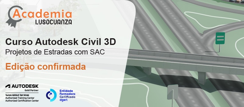 Está confirmado um novo curso de Civil 3D para projeto de estradas