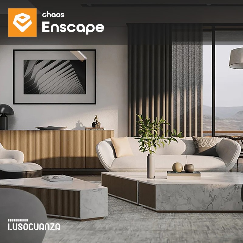 A maneira mais rápida de visualizar os projetos 3D com qualidade, visita Imersiva com óculos HTC Vive ou Rift, sem limitação de perspetivas e sem esperas. O Enscape 3D permite-lhe um processo de comunicação rápido, simples e inovador das suas ideias e projetos. Para todos os profissionais que trabalham com Autodesk Revit ou SketchUp Pro que necessitam de obter "imagens" com qualidade e num curto espaço de tempo.