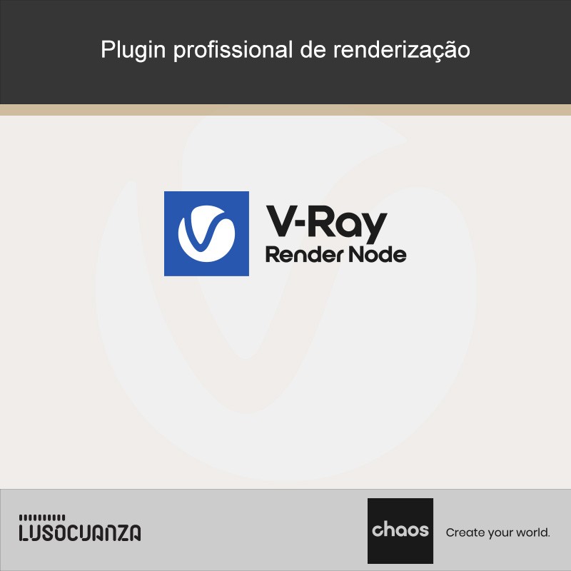 Renderização distribuída: Renderize imagens mais rápido usando o poder combinado de múltiplas máquinas nas aplicações, V-Ray for 3ds Max, for Maya, for Nuke, for SketchUp, for Revit, for Rhino, entre outras.