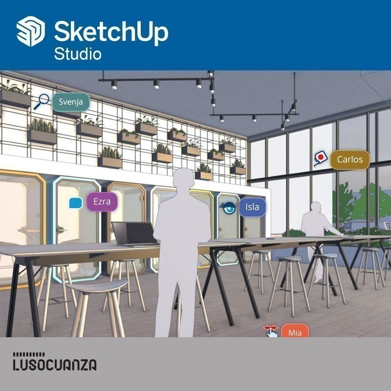 O SketchUp Studio, disponível para Windows em subscrição anual, destina-se a fluxos de trabalho avançados. Modele em SketchUp Pro, importe arquivos de Revit para o SketchUp, crie visualizações em tempo real, imagens fotorrealistas e muito mais.