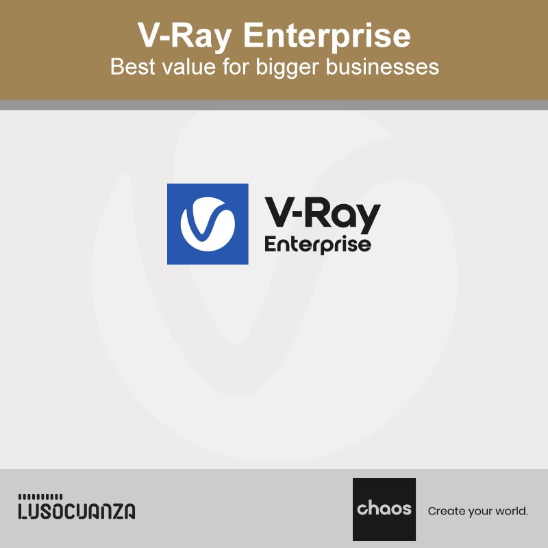 O V-Ray é a ferramenta mais completa para 3ds Max, Cinema 4D, Houdini, Maya, Nuke, Revit, Rhino, SketchUp e Unreal.
Crie imagens e animações fotorrealistas com o software de renderização mais usado para design 3D. Mínimo 5 unidades.