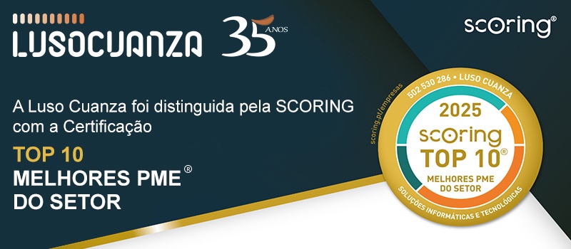 A Luso Cuanza foi distinguida com a Certificação "TOP 10 MELHORES PME DO SETOR” 2025