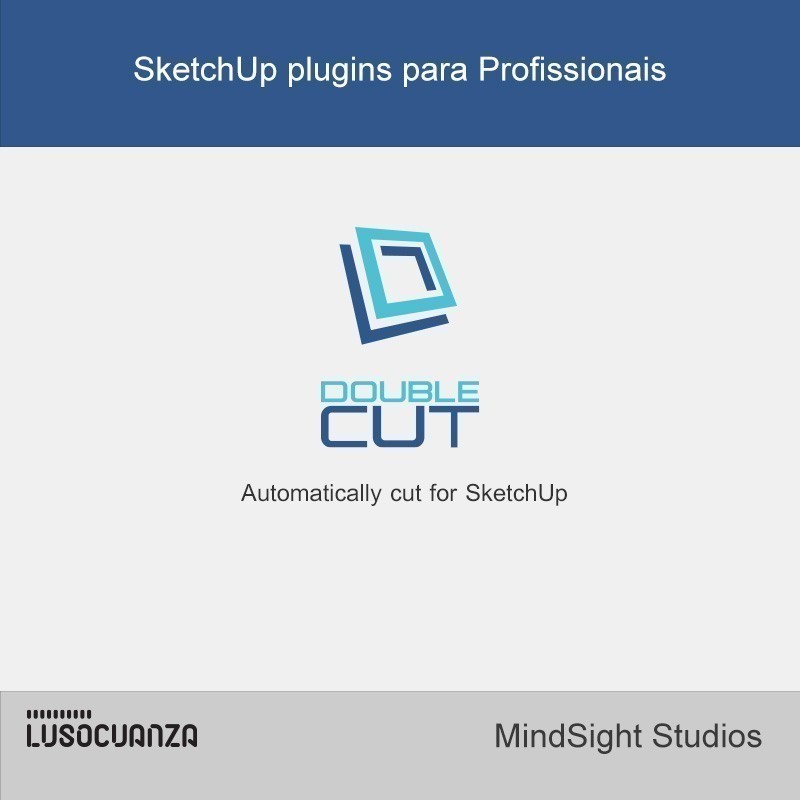 O Double-Cut é o plugin perfeito para melhorar a função de corte de janelas e portas no SketchUp. Permite a abertura automática em paredes espessas utilizando os componentes de corte do SketchUp.