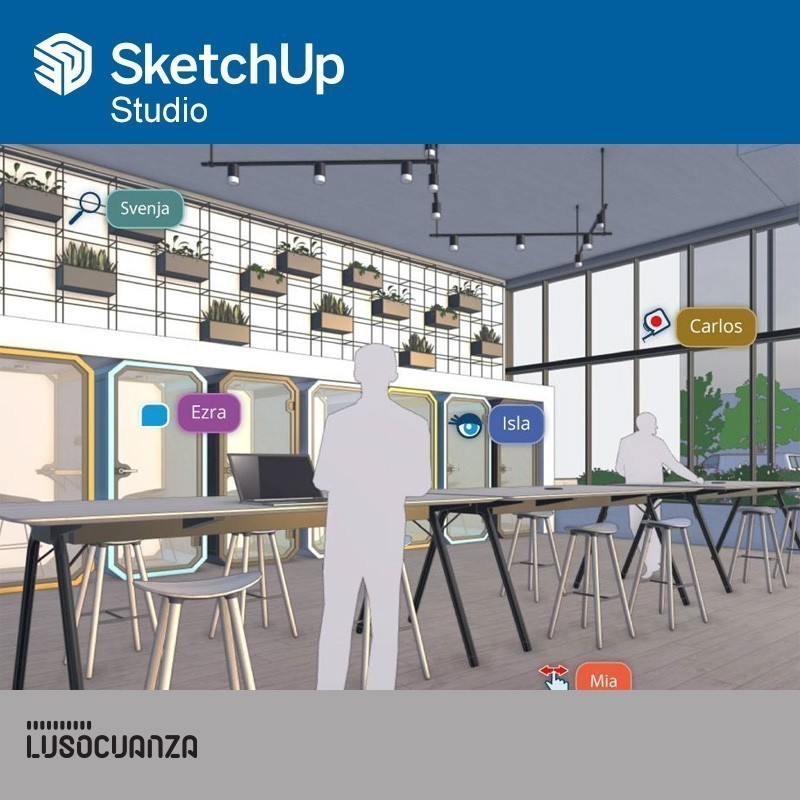 O SketchUp Studio, disponível para Windows em subscrição anual, destina-se a fluxos de trabalho avançados. Modele em SketchUp Pro, importe arquivos de Revit para o SketchUp, crie visualizações em tempo real, imagens fotorrealistas e muito mais.